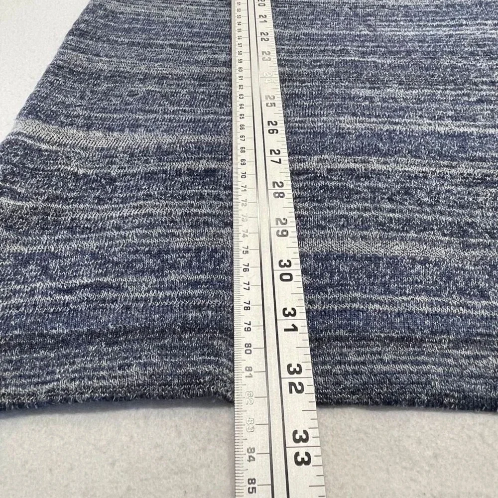 BCBGMaxAzria‎ Tunic Sweater T-Shirt Dress Size Small Blue Space Dye Batwing Knit - Picture 8 of 10